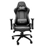 Scaun gaming Dakota eGamers HUGE suport lombar si tetiera cotiere reglabile 3D Negru