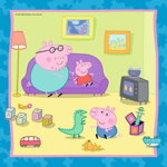 Jucarie children's puzzle Peppa's family and friends (3x 49 pieces), Ravensburger