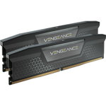 Memorie Vengeance RGB Grey 64GB (2x32GB) DDR5 6000MHz CL40 Dual Channel Kit, Corsair