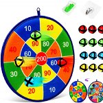 Joc de darts cu bile pentru copii Lbsel, plastic/textil, multicolor, 33,5 cm