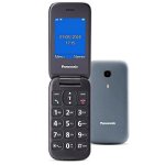 Telefon GSM ideal pentru Seniori, Albastru metalizat, KX-TU400EXG Panasonic
