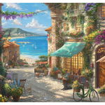 Puzzle Schmidt de 1000 piese - Thomas Kinkade Italian Cafe