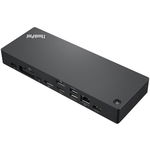 Dock de alimentare, Lenovo, Universal, 8K/30Hz, 4K/60Hz, Negru