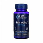 Sea-Iodine (iod din alge) 1,000 mcg, Life Extension, 60 capsule