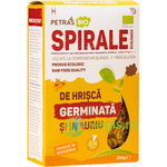 Spirale din Hrisca Germinata si In Auriu fara Gluten Ecologice/Bio 250g, PETRAS BIO
