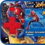 ElectrikKidI would translate the Polish text Lexibook Lexibook Spiderman Compact Cyber Arcade 1.8' into Romanian as Arcadă Compactă Lexibook Spiderman Cyber de 1,8' ElectrikKid., Lexibook