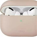 Husă Uniq UNIQ Lino Apple AirPods Pro 2 Silicon roz/roz blush, Uniq
