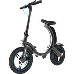 Bicicleta electrica Blaupunkt ELR814, Pana la 25 km/h, Autonomie 30 km, negru