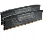 Memorie Vengeance Black 64GB (2x32GB) DDR5 6200MHz CL32 Dual Channel Kit, Corsair