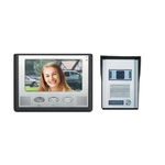 Set Interfon Video cu Ecran TFT LCD 7 inch, Unghi Vizionare 92°, 8 melodii, Carcasa din Aluminiu, IP56 Waterproof, Culori HD, Argintiu, KlaussTech