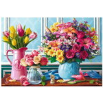 Puzzle Trefl - Flowers, 1500 piese (26157), Trefl