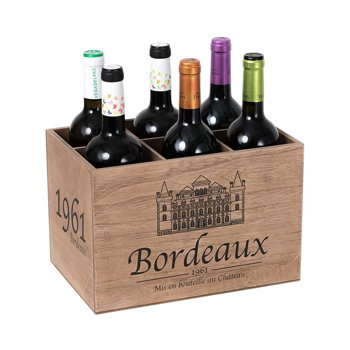 Suport din lemn pentru sticle de vin Balvi Bordeaux, Balvi