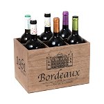 Suport din lemn pentru sticle de vin Balvi Bordeaux, Balvi