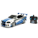 Masina Jada Toys Fast and Furious Nissan Skyline GTR cu Telecomanda 1:16, Jada Toys