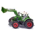 Jucarie Control32 John Deere 7310R with front loader and Bluetooth app control, RC (green), SIKU