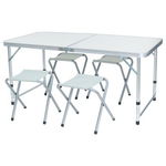 Set masa camping pliabila cu 4 scaune Timeless Tools
