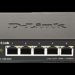 Switch smart 5 porturi Gigabit, carcasa metalica, D-LINK DGS-1100-05v2