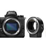 Nou! Aparat foto Mirrorless Nikon Z6, Full-Frame, 24.5 MP, 4K, Wi-Fi, Body + adaptor FTZ + card memorie 64GB XQD (Negru)