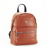 Rucsac dama cu aspect matlasat B-6608-3 18 Caramiziu, David Jones