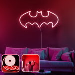 Aplica de Perete Neon Batman Night - Large, Roșu, Kolaya