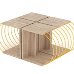 Set 4 masute Rafevi, Case Oak Yellow, PAL, 40x94x60 cm - Rafevi, Crem, Rafevi