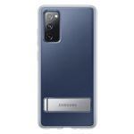Husa Originala Samsung Galaxy S20 Fe , Transparenta Cu Stand Metalic Pe Spate- Ef-jg780ctegeu