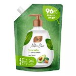 Rezerva de sapun lichid TEO Nature Elixir, Avocado & Almond Milk, 500 ml