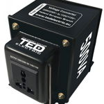 Transformator de tensiune, Convertor de la 220V la 110V si Reversibil 500VA 500W, TED Electric TED003676, TED Electric