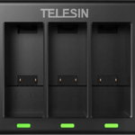 Încărcător Telesin Pentru 3x Trei Baterii Pentru Gopro Hero 9 Black, Telesin