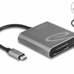 Cititor de carduri USB type C la SD Express/CFexpress, Delock 91000, Delock