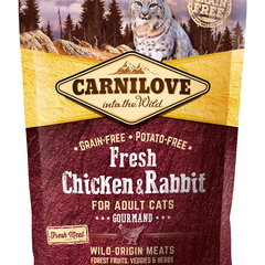 CARNILOVE Fresh Pui şi Iepure, fără cereale şi cartofi, Carnilove
