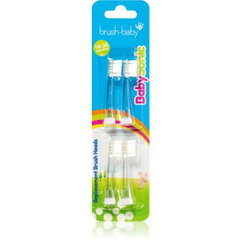 Sfaturi de înlocuire pentru periuța de dinți Brush Baby - Sonic, 0-18 luni, 2 bucăți Sfaturi de înlocuire pentru periuța de dinți Brush Baby - Sonic, 0-18 luni, 2 bucăți