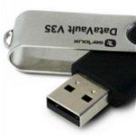 Stick memorie Serioux DataVault USB V35 64GB, USB 2.0, Black