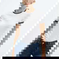 Blugi bootcut cu talie joasa Kate