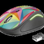 Mouse wireless Trust Yvi FX, Multicolor