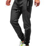 Pantaloni de trening negru-alb bărbati Bolf Q1033, BOLF