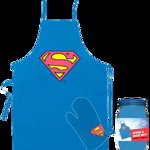 Superman: Șorț și mănușă de bucătărie Logo