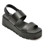 Sandale casual ALDO negre, 13713120, din piele naturala, Aldo