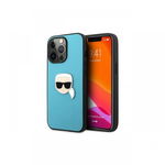 Husa de protectie Karl Lagerfeld pentru Apple iPhone 13 Pro, Karl Head, Bleu