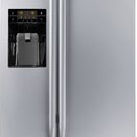Combina frigorifica Side by Side Franke FSBS 6001 NF IWD XS A+, Total No Frost, 604 litri, dozator apa si gheata, clasa A+, Inox satinat