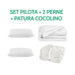BONUS | Set Pilota + 2 Perne + Patura Cocolino, ST2607, 