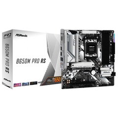 Placa de baza microATX ASRock B650M PRO RS, DDR5, AM5, 128GB, 2.5G LAN, 244x244mm