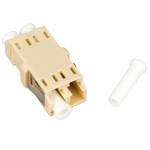 Cupla LC Duplex,Plastic,Multimode,zirc.,fara flansa,bej,ECO, Schrack