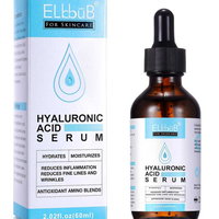 Ser Facial Premium cu Acid Hialuronic, Efect Hidratant, Antioxidant si Anti-rid, Elbbub, 60 ml, Elbbub