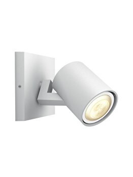 Spot LED Philips HUE Runner WiFi GU10 5.5W 50W 230V culoare lumina calda rece 2000-6500K 250 lumeni culoare alb material metal