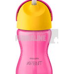 Avent SCF798/02 Cana cu pai roz 300 ml, Philips Avent