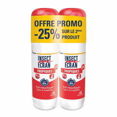 Insect Ecran Skin Repellent Tropical Zones Adulți și copii 2x75ml, Insect Ecran