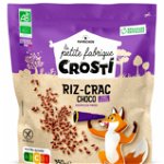 Cereale BIO pentru copii din orez expandat si ciocolata Crosti, Crosti