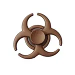 Fidget Spinner full Aluminium, Danger, 22SP