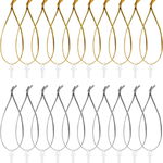 Set de 120 agatatori pentru oua de Paste Naler, auriu/argintiu, plastic, 7,5 cm